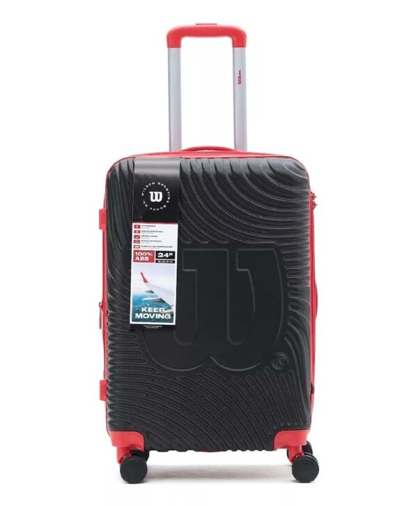 Mala Wilson 24" Keep Moving - Preta e Vermelha